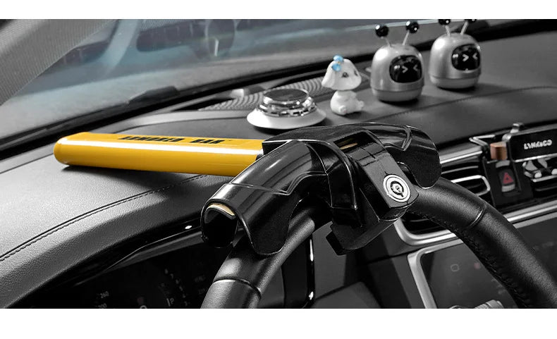 Steering Wheel Anti-Theft Lock – High Visibility Vehicle Security Lock
