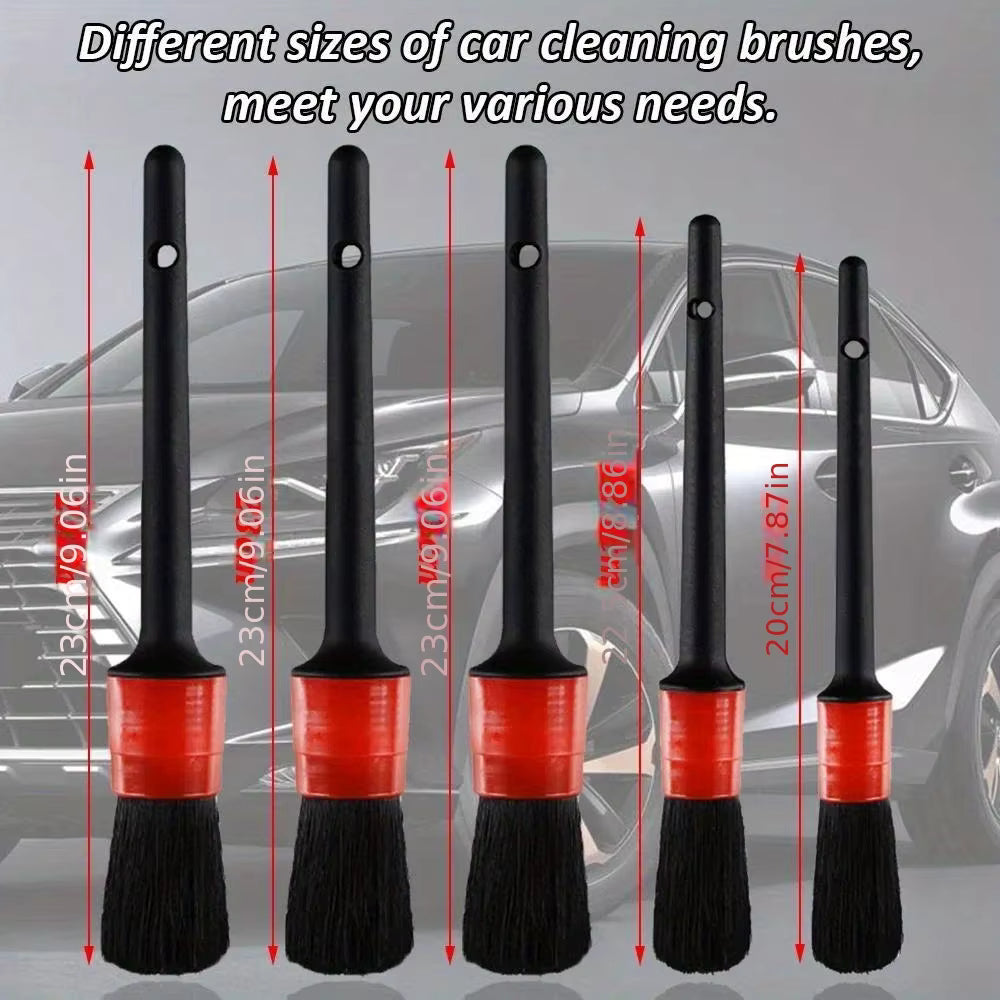 Car Detailing Brush Set – Interior & Exterior Cleaning Brushes