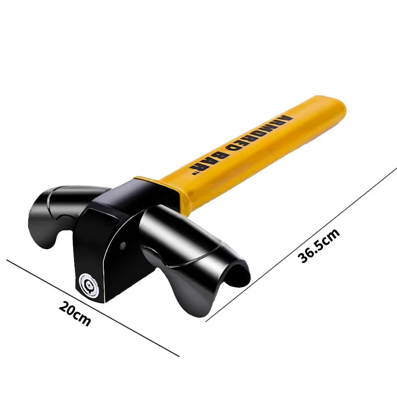 Steering Wheel Anti-Theft Lock – High Visibility Vehicle Security Lock