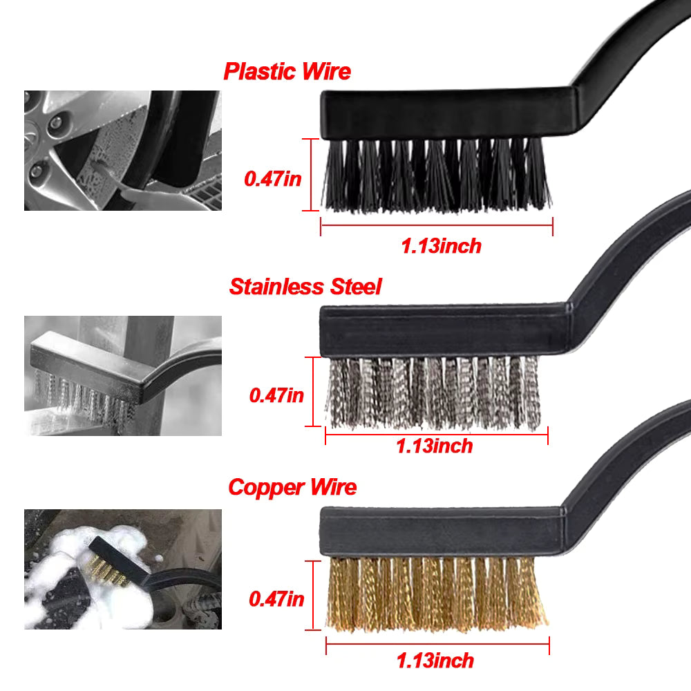 Car Detailing Brush Set – Interior & Exterior Cleaning Brushes
