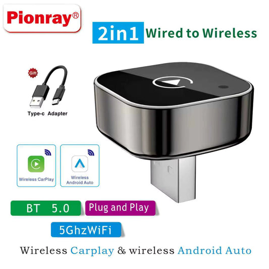 Wireless CarPlay Adapter – Convert Wired Apple CarPlay to Wireless