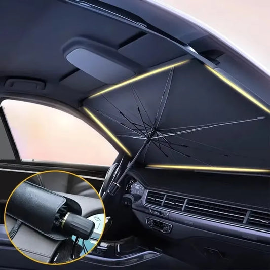Car Windshield Sunshade Umbrella – Foldable UV Protection Sun Shield
