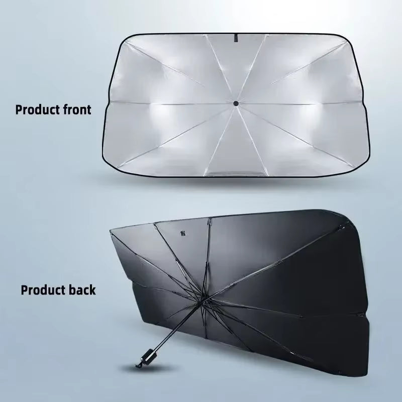 Car Windshield Sunshade Umbrella – Foldable UV Protection Sun Shield