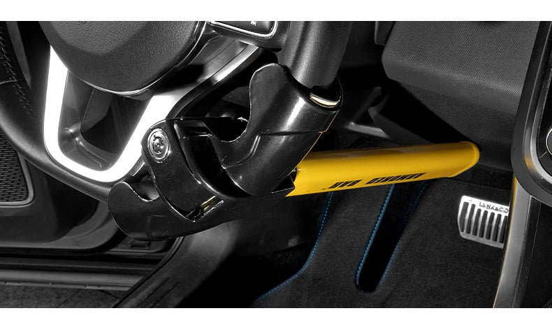 Steering Wheel Anti-Theft Lock – High Visibility Vehicle Security Lock