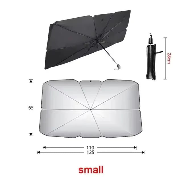 Car Windshield Sunshade Umbrella – Foldable UV Protection Sun Shield