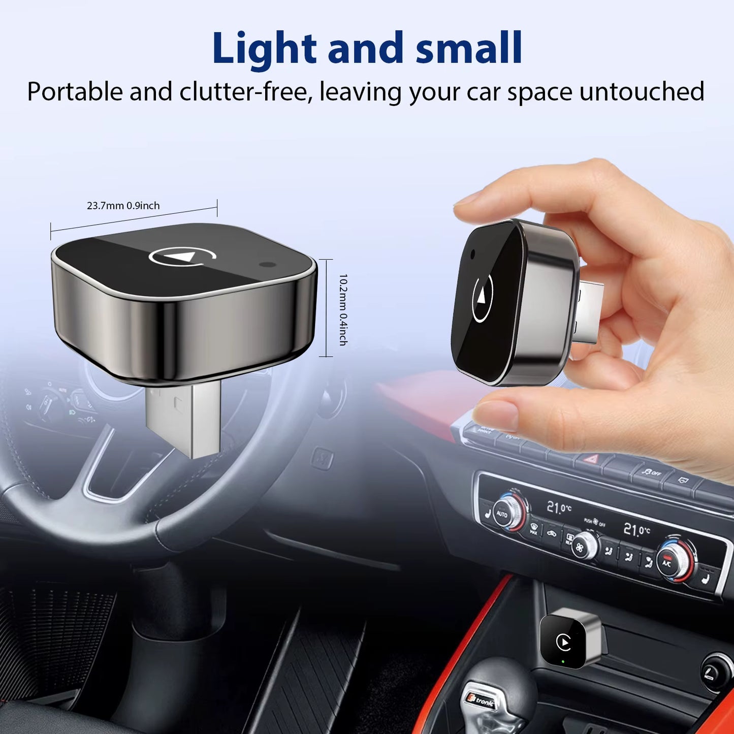 Wireless CarPlay Adapter – Convert Wired Apple CarPlay to Wireless
