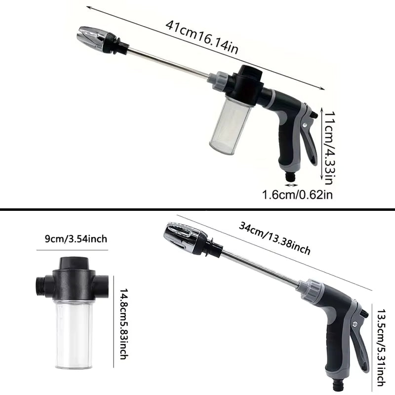 High-Pressure Car Wash Water Gun – Multifunctional Garden Hose Nozzle