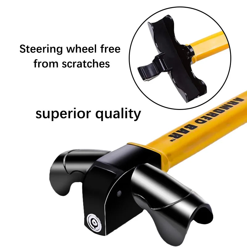 Steering Wheel Anti-Theft Lock – High Visibility Vehicle Security Lock